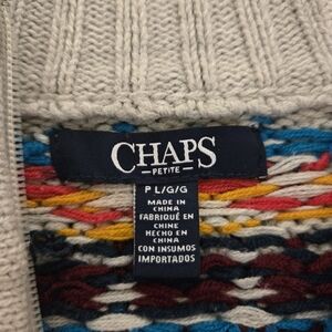 CHAPS Full Zip Sweater